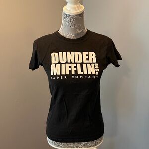 Ripple Junction Black The Office Logo T-Shirt